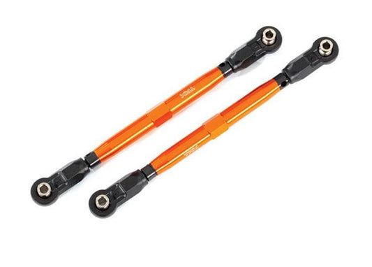 Traxxas Toe Links Front Tubes Orange-Anodized 6061-T6 Aluminum For #8995 Maxx - PowerHobby