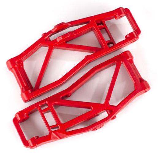 Traxxas 8999R Suspension Arms Lower Red (Left and Right) (2) (For #8995) Maxx - PowerHobby