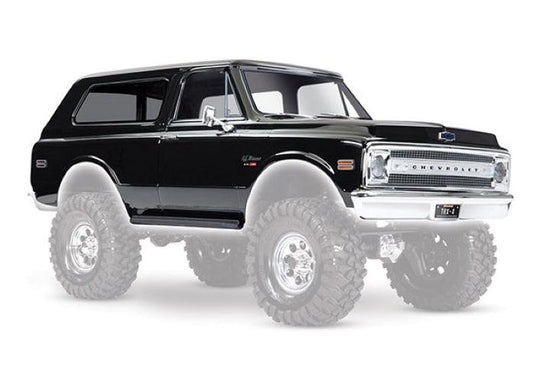 Traxxas 9112X Body Chevrolet Blazer (1969) Complete (Black) TRX-4 - PowerHobby