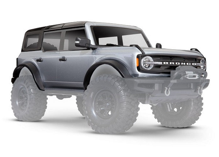 Traxxas 9211G Pro Scale Silver TRX-4 Body Ford Bronco (2021) Painted - PowerHobby