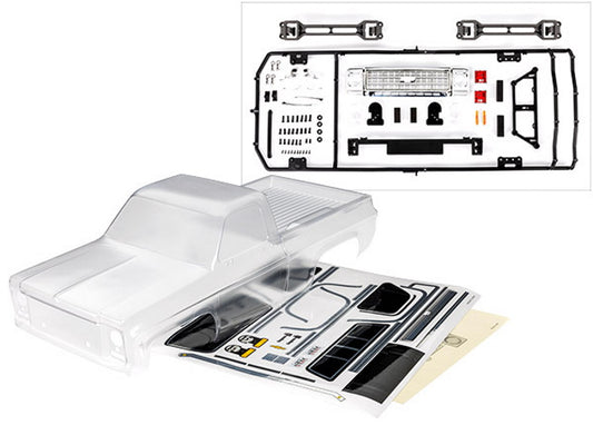 Traxxas 9212 Bod Chevrolet K10 Truck (1979) Clear TRX-4 - PowerHobby