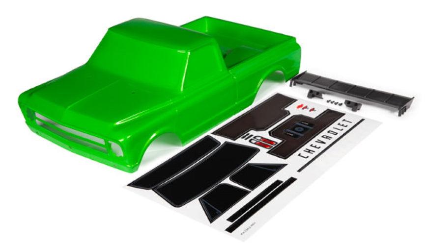 Traxxas 9411G Painted Body Chevrolet C10 Green Drag Slash - PowerHobby