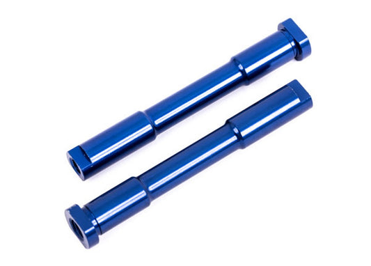 Traxxas 9525 Bellcrank posts steering (aluminum, blue-anodized) Sledge - PowerHobby