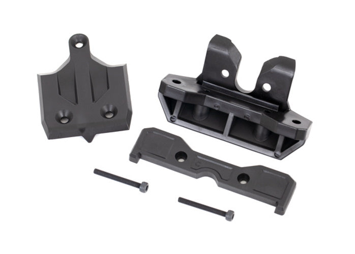 Traxxas 9536 Bumper Rear / skidplate tie bar mount Rear Sledge - PowerHobby