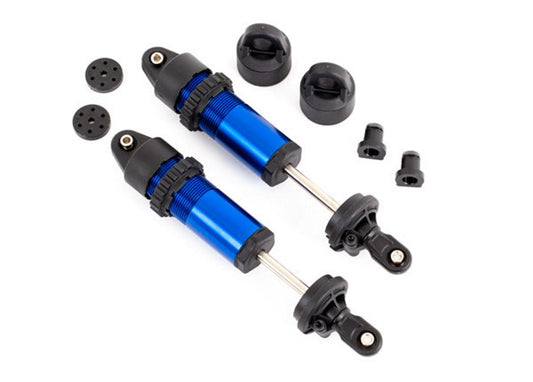 Traxxas 9660 Shocks GT-Maxx aluminum Blue Sledge - PowerHobby