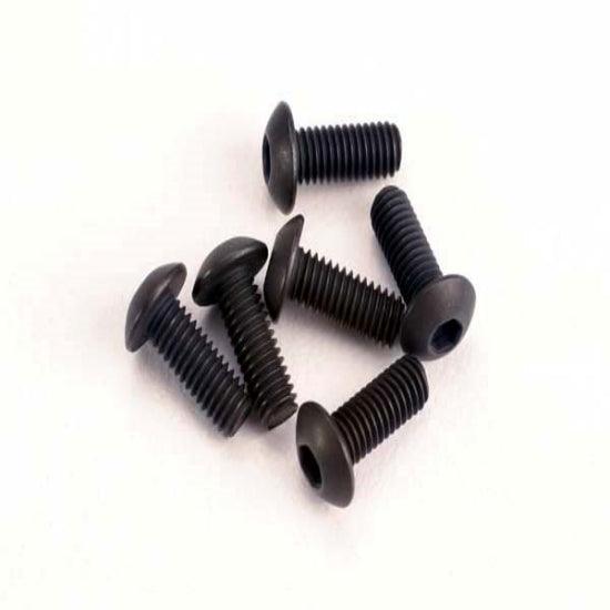 Traxxas 2576 3x8mm Button-Head Machine Hex Screws (6) Revo Desert Racer - PowerHobby