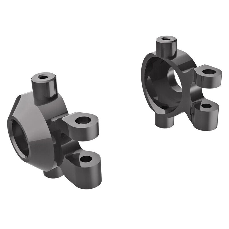 Traxxas 9737-GRAY TRX-4M Aluminum Steering Blocks (Gray) - PowerHobby