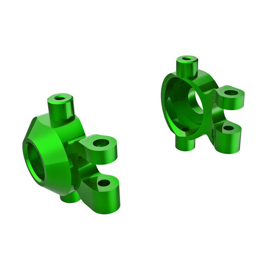 Traxxas 9737-GRN TRX-4M Aluminum Steering Blocks (Green) (2) - PowerHobby