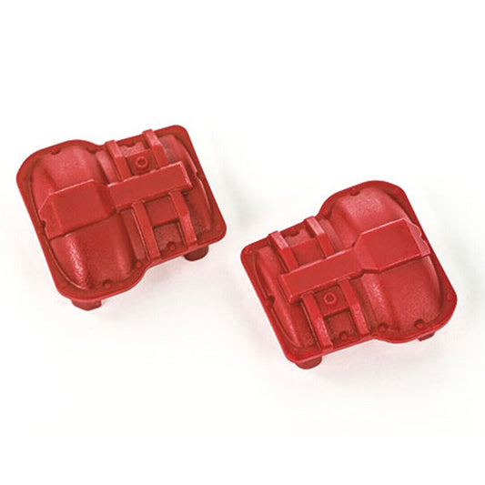 Traxxas 9738-RED TRX-4M Front or Rear Axle Covers (2) - PowerHobby