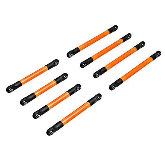Traxxas 9749-ORNG TRX-4M Heavy-Duty Aluminum Suspension Link Set (Orange) - PowerHobby