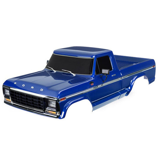 Traxxas Tra9230-BLUE Painted Decal Applied Ford F-150 (1979) Body Blue for TRX-4 - PowerHobby