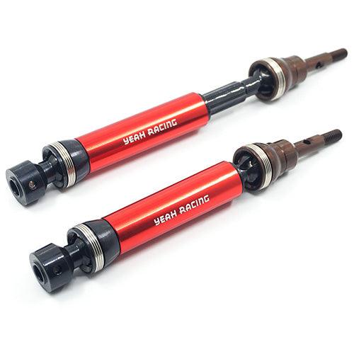 Yeah Racing Tool Steel Front Universal Drive Shaft Red TRA Slash 4X4 /Stampede - PowerHobby