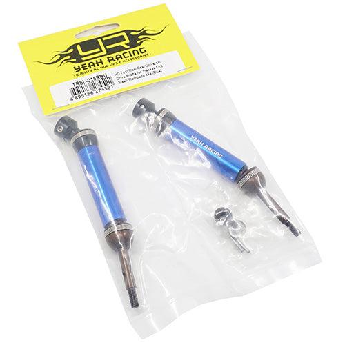 Yeah Racing Tool Steel Rear Universal Drive Shafts Blue TRA Slash Stampede 4x4 - PowerHobby