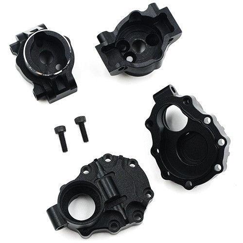 Yeah Racing TRX4-003bk Aluminum Rear C-Hubs Traxxas TRX-4 Black - PowerHobby