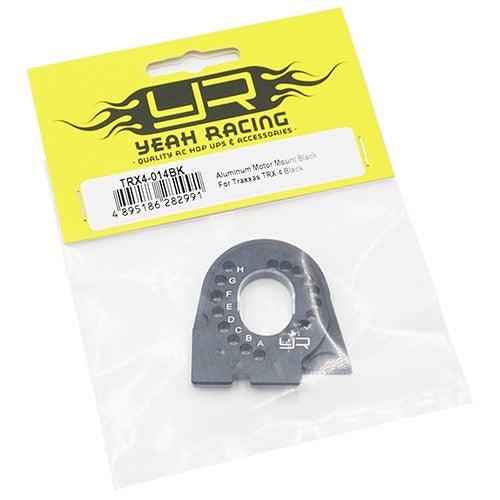 Yeah Racing TRX4-014BK Aluminum Motor Mount Black Traxxas TRX-4 - PowerHobby