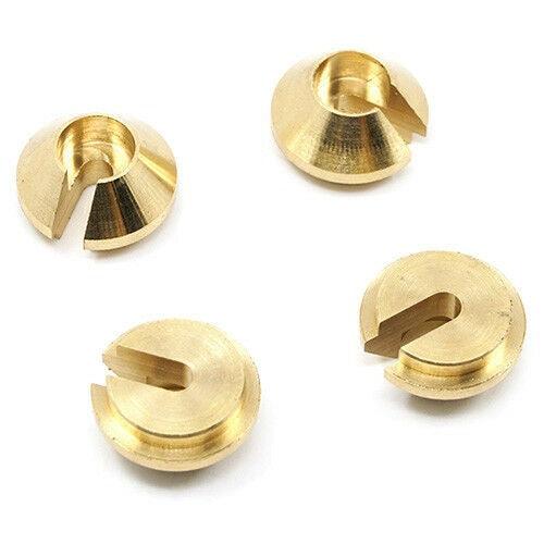 Yeah Racing TRX4-016 Traxxas TRX4 Brass Spring Retainers TRX4 Bronco Blazer - PowerHobby