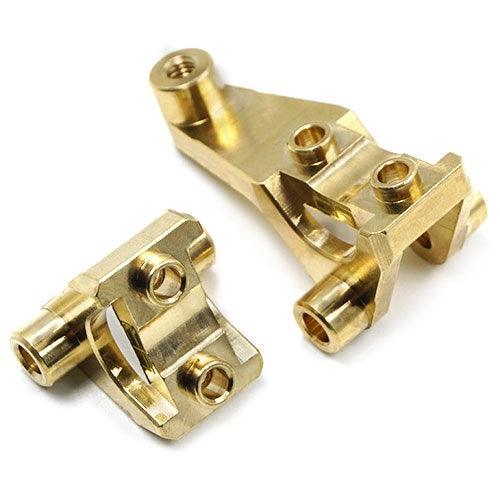 Yeah Racing TRX4-061 Brass Front Suspension Link Mount Set Traxxas TRX-4 - PowerHobby