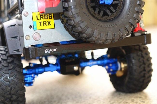 GPM ALUMINUM REAR BUMPER ON-ROAD STREET FIGHTER TRAXXAS TRX-4 BLACK - PowerHobby