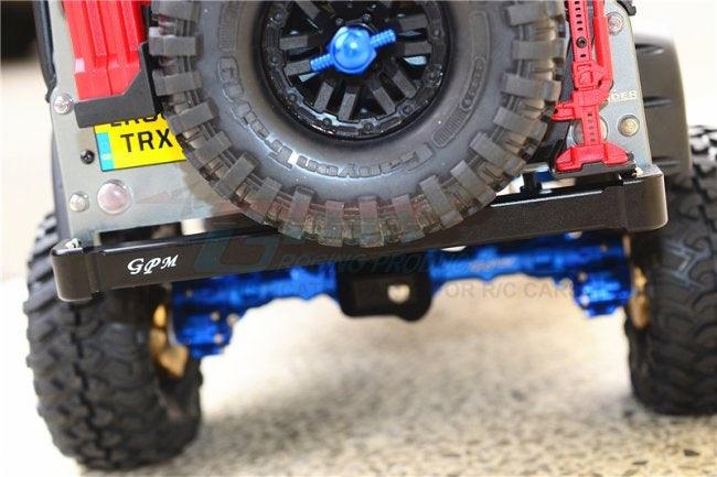 GPM ALUMINUM REAR BUMPER ON-ROAD STREET FIGHTER TRAXXAS TRX-4 BLACK - PowerHobby