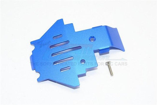 GPM TRX4332-BLUE ALUMINUM CENTER GEAR BOX BOTTOM PROTECTOR MOUNT TRAXXAS TRX-4 - PowerHobby