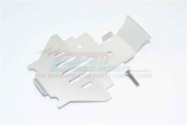 GPM TRX4332-SILVER ALUMINUM CENTER GEAR BOX BOTTOM PROTECTOR MOUNT TRAXXAS TRX-4 - PowerHobby