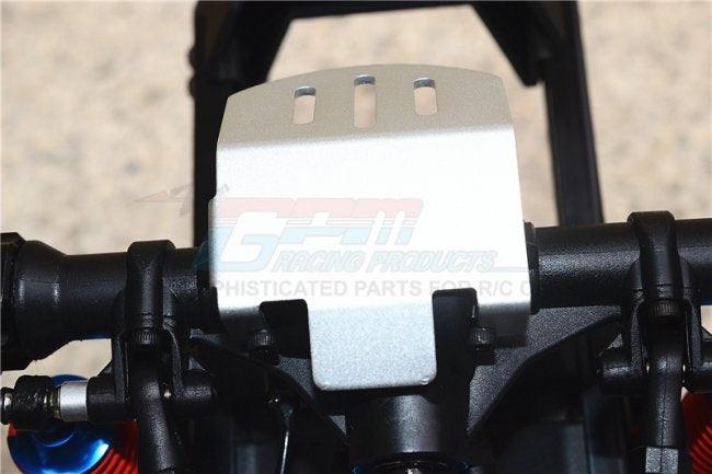 GPM TRX4333-BLUE ALUMINUM F/R GEAR BOX BOTTOM PROTECTOR MOUNT TRAXXAS TRX-4 - PowerHobby