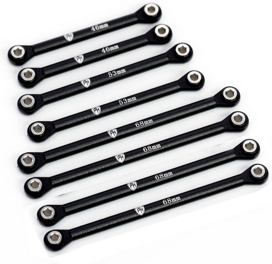 Powerhobby Aluminum Suspension link Set FOR Traxxas TRX-4M Black TRX4m - PowerHobby