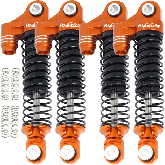 Powerhobby Aluminum 51mm Long Travel Shocks Orange FOR Traxxas TRX-4M - PowerHobby