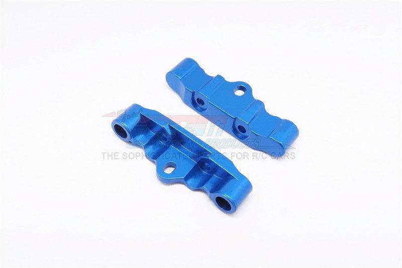 GPM TT2009-BLUE ALLOY FRONT & REAR LOWER ARM BULK TAMIYA TT-02 - PowerHobby