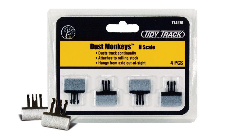 Woodland Scenics TT4570 N Tidy Track Dust Monkeys - PowerHobby