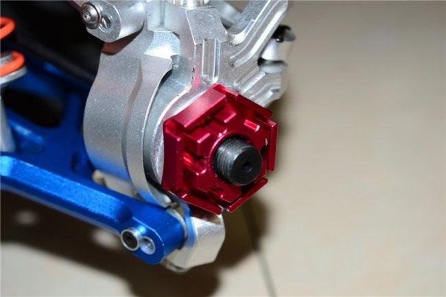 GPM TXM006/+3-BLUE ALUMINUM WHEEL HEX CLAW (+3MM) TRAXXAS X-MAXX 4X4 - PowerHobby