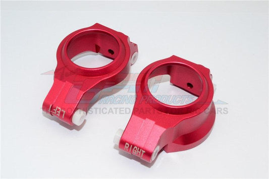 GPM TXM019-RED ALUMINUM FRONT C HUBS TRAXXAS X-MAXX 4X4 - PowerHobby