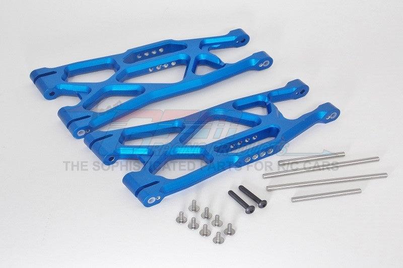 GPM ALUMINUM FRONT / REAR LOWER ARMS TRAXXAS X-MAXX 4X4 BLUE - PowerHobby