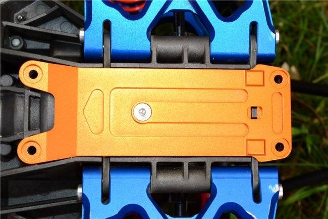 GPM TXM300R-RED ALUMINUM REAR SUSPENSION HOLDER TRAXXAS X-MAXX 4X4 - PowerHobby