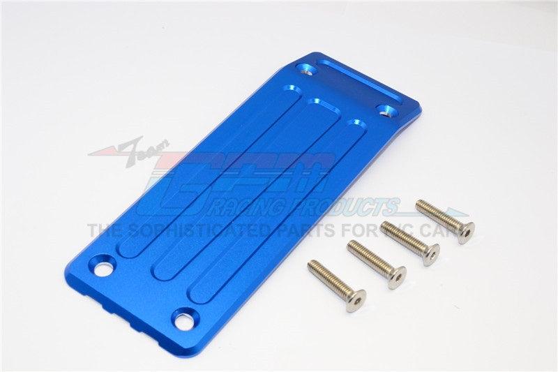 GPM TXM331R-BLUE ALUMINUM REAR SKID PLATE TRAXXAS X-MAXX 4X4 - PowerHobby