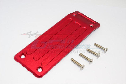 GPM TXM331R-RED ALUMINUM REAR SKID PLATE TRAXXAS X-MAXX 4X4 - PowerHobby