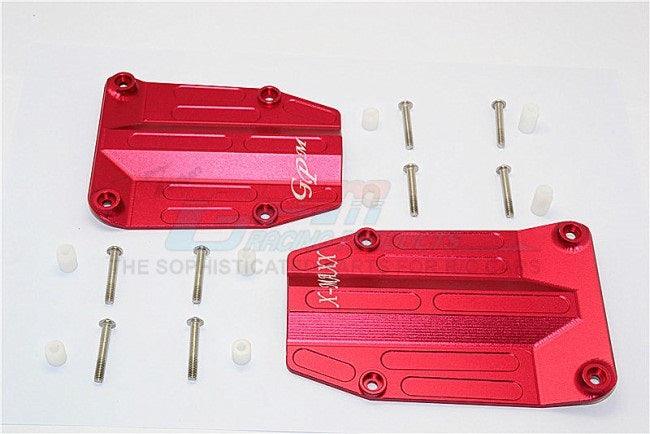 GPM TXM332-RED ALUMINUM CENTRE SKID PLATE TRAXXAS X-MAXX 4X4 - PowerHobby