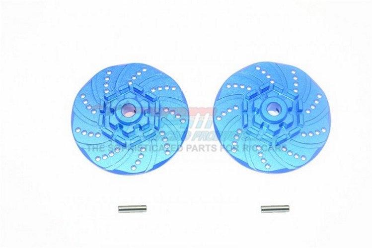 Gpm Racing TXMS010D+2MM-B Aluminum +2mm Hex Brake Disk Blue Traxxas Maxx - PowerHobby