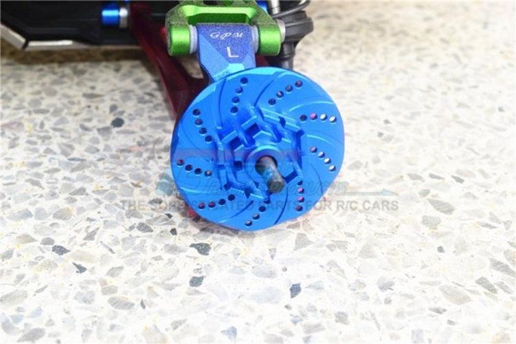 Gpm Racing TXMS010D+2MM-B Aluminum +2mm Hex Brake Disk Blue Traxxas Maxx - PowerHobby