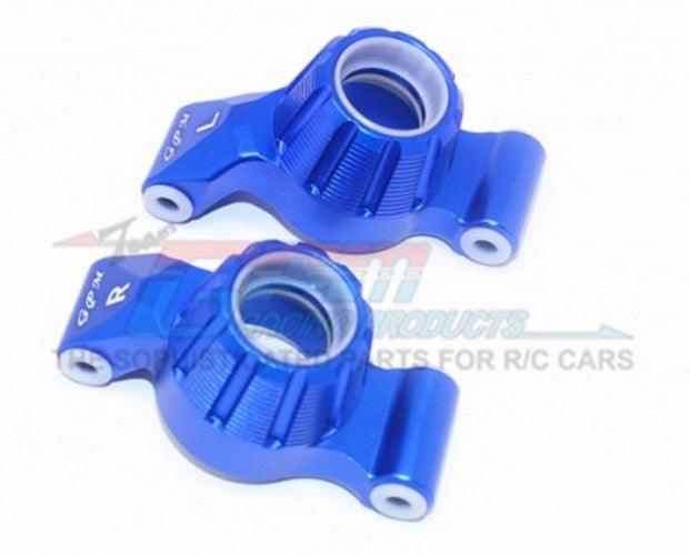 Gpm TXMS022-B Aluminum Rear Knuckle Arm Blue (2 Pieces Set) - PowerHobby