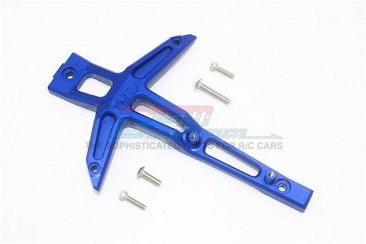 Gpm TXMS048C-B Aluminum Front Chassis Brace Blue (5Pieces Set) Traxxas Maxx - PowerHobby