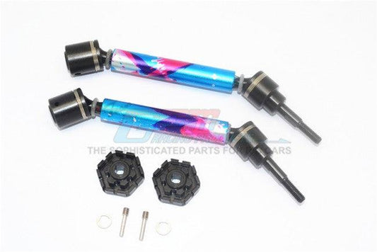 Gpm Arden Steel/Aluminum F/R Adjustable CVD Drive Shaft Blue Traxxas Maxx - PowerHobby