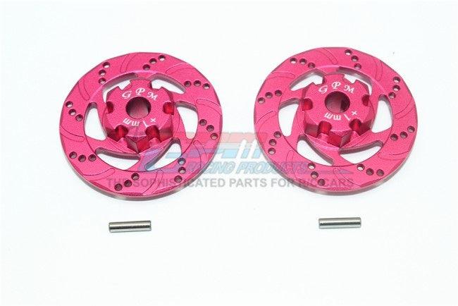 GPM ALUMINUM +1MM HEX WITH BRAKE DISK TRAXXAS UNLIMITED DESERT RACER RED - PowerHobby