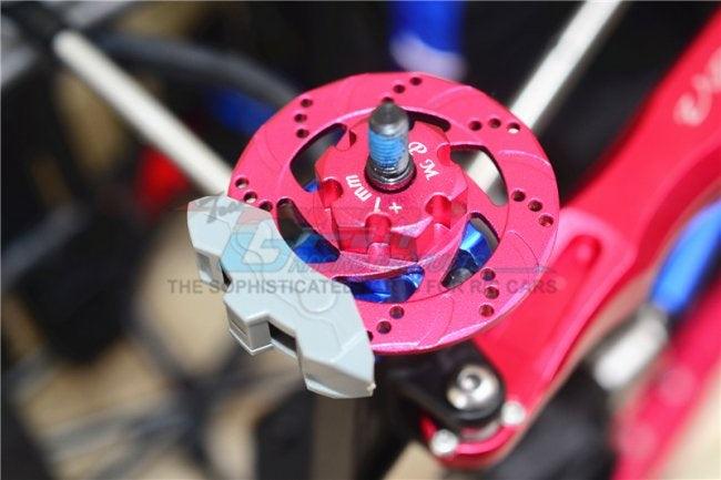 GPM ALUMINUM +1MM HEX WITH BRAKE DISK TRAXXAS UNLIMITED DESERT RACER RED - PowerHobby