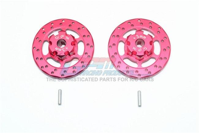 GPM ALUMINUM +3MM HEX WITH BRAKE DISK TRAXXAS UNLIMITED DESERT RACER RED - PowerHobby