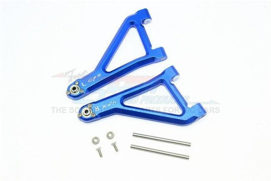 GPM ALLOY FRONT UPPER SUSPENSION ARM TRAXXAS UNLIMITED DESERT RACER BLUE - PowerHobby