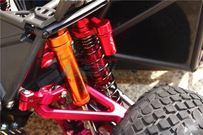 GPM ALUMINUM FRONT L-SHAPE SPRING DAMPER (135MM) TRAXXAS UNLIMITED DESERT BLACK - PowerHobby