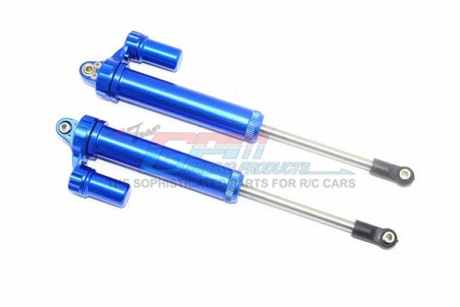 GPM ALUMINUM REAR L-SHAPE INTERNAL DAMPER 160MM TRAXXAS UNLIMITED DESERT BLUE - PowerHobby