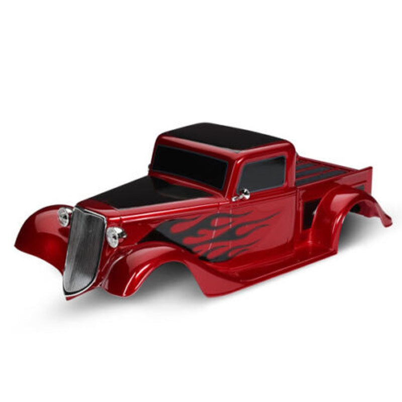 Traxxas 9335R 4-Tec 3.0 Complete Factory Five '35 Hot Rod Truck Red Body - PowerHobby