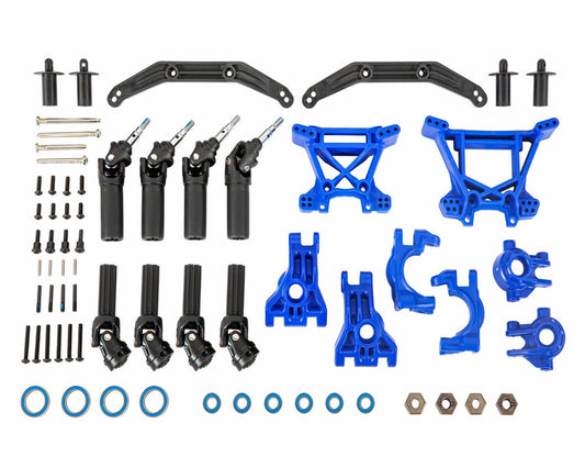 Traxxas 9080X Extreme Heavy Duty Outer Driveline and Suspension Upgrade Kit Blue - PowerHobby